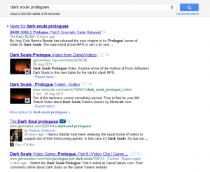 dark_souls Gamer sites SEO tips